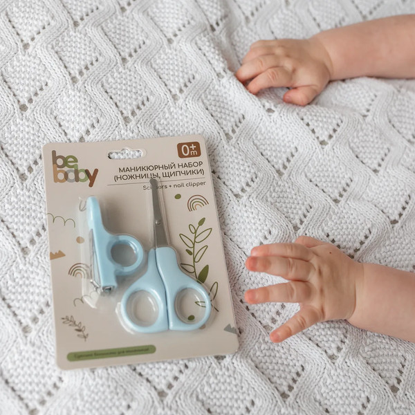 Изображение товара Маникюрный набор детский Be Baby LM-9055 в ассортименте (голубой/розовый)