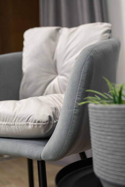 Изображение товара Сиденье для стула Sheffilton SHT-ST43-2 (стальной серый/серое облако микровелюр)