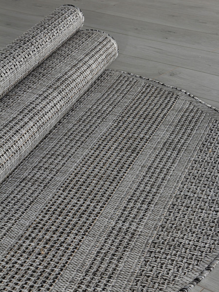 Изображение товара Циновка Merinos Kair S157-OVAL-DARK-GRAY (1.2х1.7)