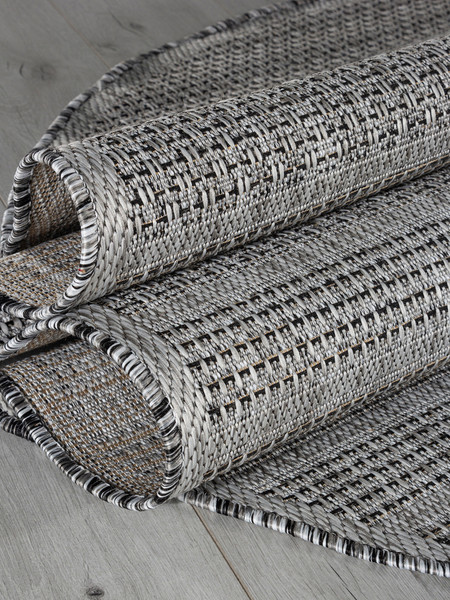 Изображение товара Циновка Merinos Kair S157-OVAL-DARK-GRAY (1.2х1.7)