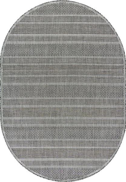 Изображение товара Циновка Merinos Kair S157-OVAL-DARK-GRAY (1.2х1.7)