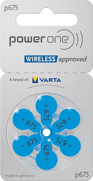 Изображение товара Комплект батареек PowerOne One Zinc-Air p675 BL6