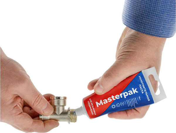 Изображение товара Набор уплотнительных средств MasterProf Паста Masterpak + Лен ИС.131742 (70г)