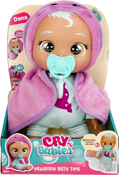 Изображение товара Пупс с аксессуарами Cry Babies Дана. Время купания / 68520