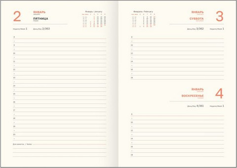 Изображение товара Ежедневник BG Dallas. White А5 / DdА5_09317 (176л)