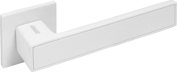 Изображение товара Ручка дверная Аллюр Арт Лана W/W +L7050S W+BK-S2 W (86110/S7050) (матовый белый)