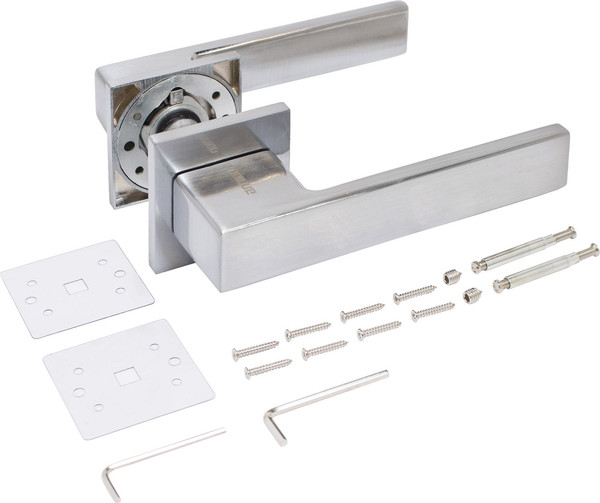 Изображение товара Комплект дверной фурнитуры Аллюр Арт Ринго SC+L7050S SC+BK-S2 SC (8390/S7050) (матовый хром)