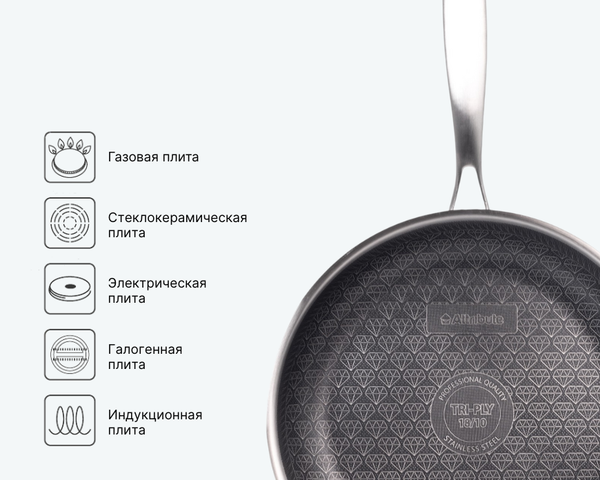 Изображение товара Сковорода Attribute Hybrid AFH28