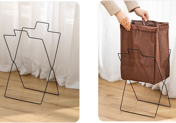 Изображение товара Корзина для белья Deli Vusign / VS629BR (коричневый)