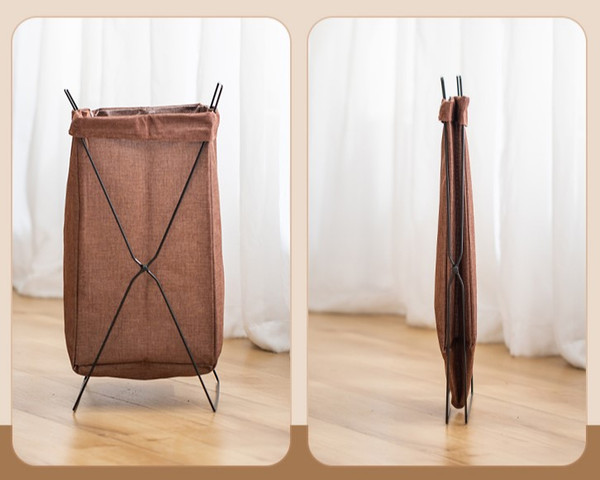 Изображение товара Корзина для белья Deli Vusign / VS629BR (коричневый)