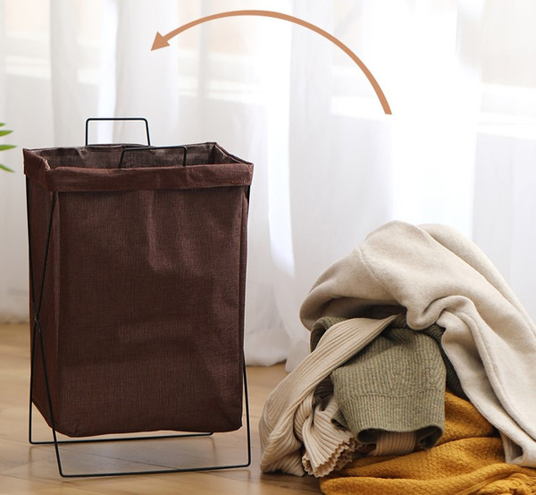 Изображение товара Корзина для белья Deli Vusign / VS629BR (коричневый)
