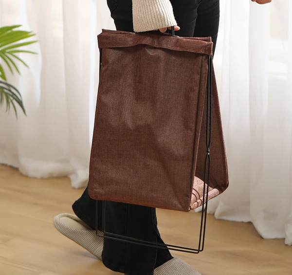 Изображение товара Корзина для белья Deli Vusign / VS629BR (коричневый)