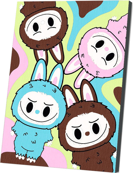 Изображение товара Картина по номерам Sima-Land Пушистики / 10892188