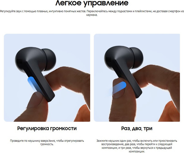 Изображение товара Беспроводные наушники Samsung Galaxy Buds 3 FE / SM-R420NZKACIS (черный)