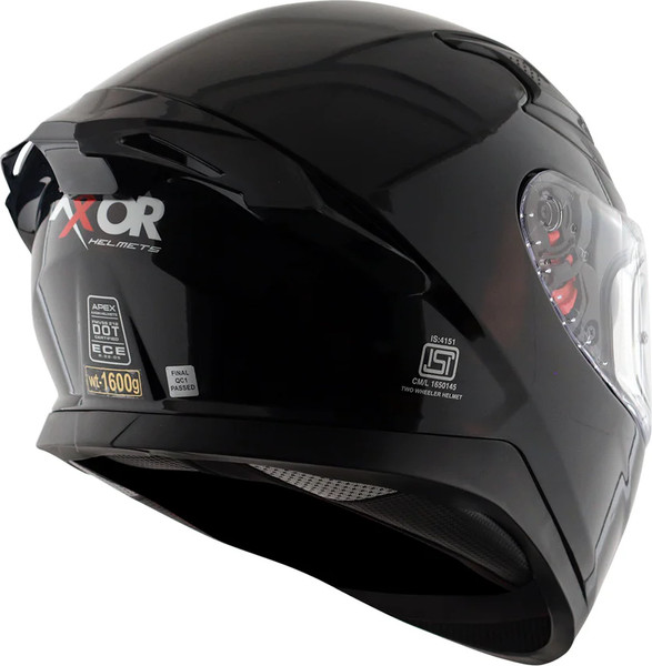 Изображение товара Мотошлем AXOR Apex Solid (L, черный)