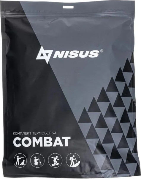 Изображение товара Комплект термобелья Nisus Combat N-6404-3XL (р.3XL, 62-64, черный)