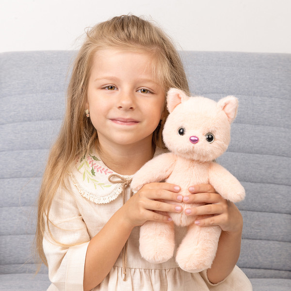 Изображение товара Мягкая игрушка Maxitoys Котик Персиковый / MT-250401-20