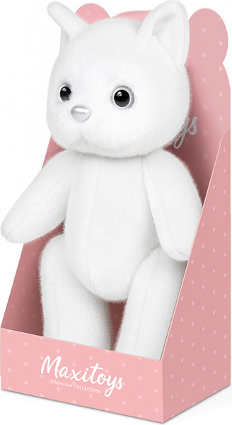 Изображение товара Мягкая игрушка Maxitoys Котик Белый MT-250402-20