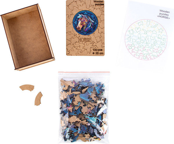 Изображение товара Пазл Мастер Вуд Лошадь / SWPH