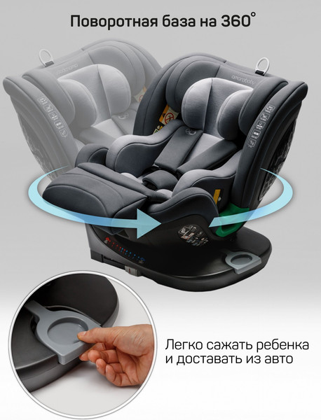 Изображение товара Автокресло Amarobaby Triumph / AB25-9TRI/11 (серый)