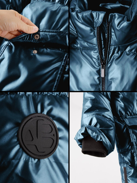 Изображение товара Пальто детское Amarobaby Fancy / AB-OD25-FANCY29/20-122 (р.122, синий)