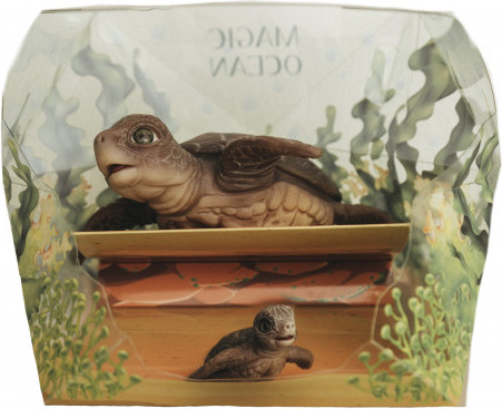 Изображение товара Фигурка коллекционная Magic Manufactory Ocean Черепаха с черепашонком (бежевый)