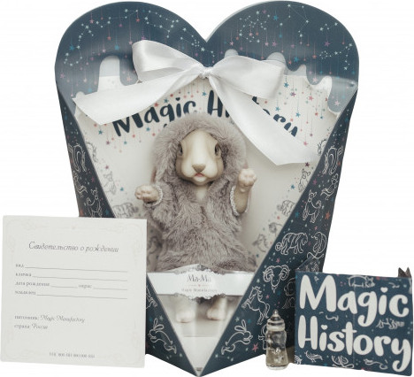 Изображение товара Фигурка коллекционная Magic Manufactory History Зайчонок (серый)