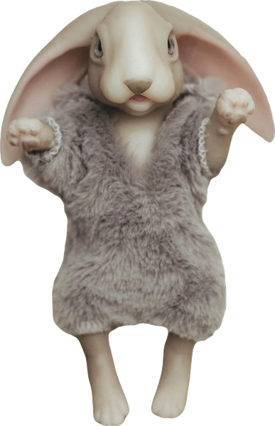 Изображение товара Фигурка коллекционная Magic Manufactory History Зайчонок (серый)