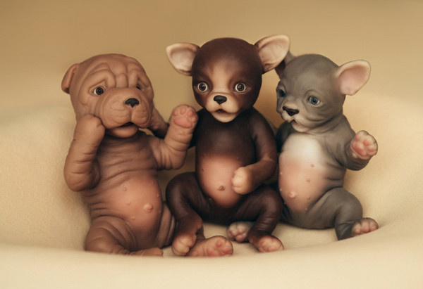 Изображение товара Фигурка коллекционная Magic Manufactory Pets Бульдог (серый)