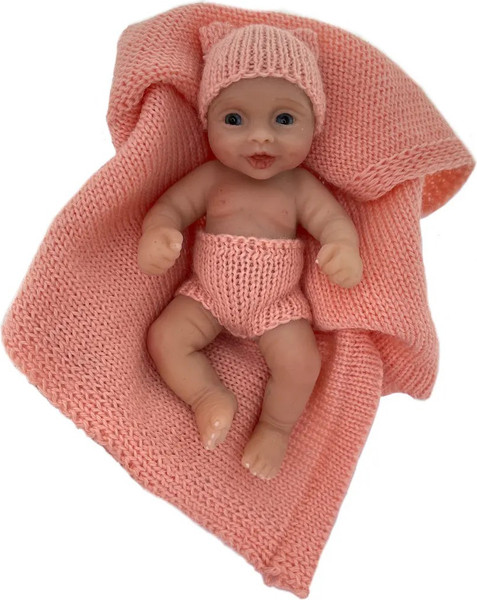 Изображение товара Пупс с аксессуарами Magic Manufactory Magic baby 12см (розовый)