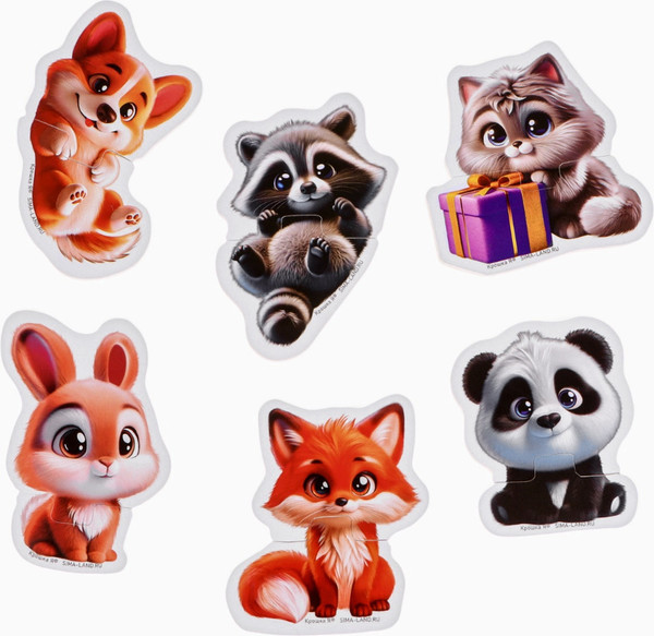 Изображение товара Набор стикеров для ванной Крошка Я Зимние истории / 10871107