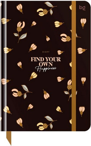 Изображение товара Ежедневник BG Flowery. Black А5 / DuА5_64362  (136л)