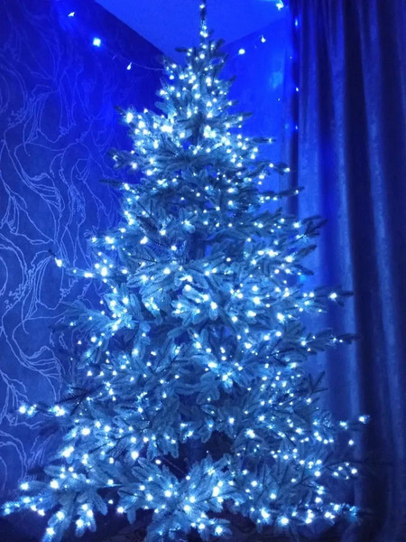 Изображение товара Ель искусственная National Tree Company Форест / ФОР/ГЛ-190 (190см, голубой)