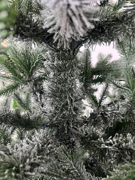 Изображение товара Ель искусственная National Tree Company Авелина с лампочками заснеженная 240см / Авл с ламп-240