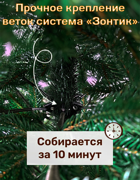 Изображение товара Ель искусственная National Tree Company Дворянская Премиум 215см / Двр-215