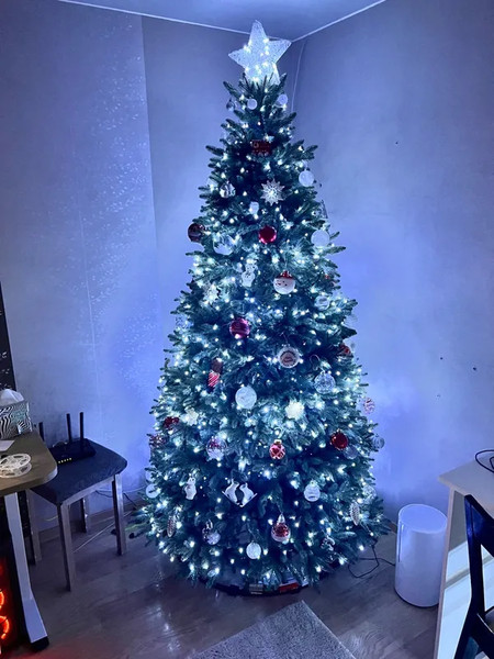 Изображение товара Ель искусственная National Tree Company Дворянская Премиум 185см / Двр/ГЛ-185 (голубой)