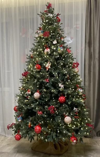 Изображение товара Ель искусственная National Tree Company Дворянская Премиум 185см / Двр/ГЛ-185 (голубой)