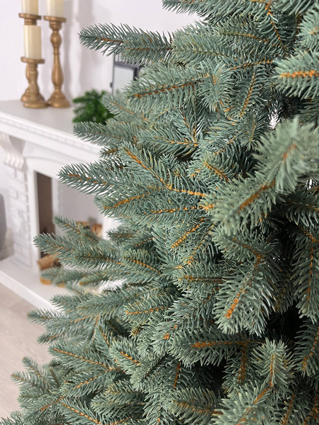 Изображение товара Ель искусственная National Tree Company Дворянская премиум 215см / Двр/ГЛ-215 (голубой)