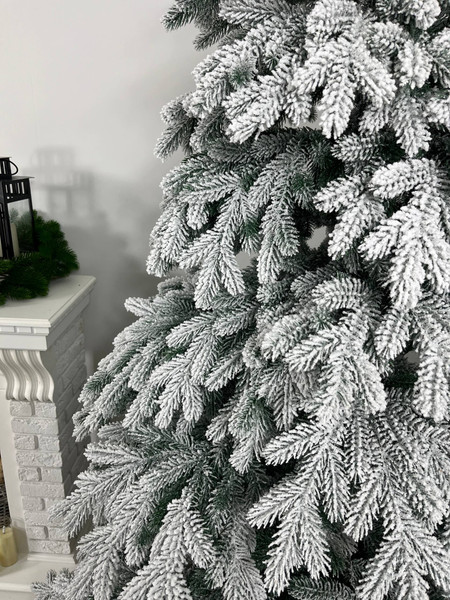 Изображение товара Ель искусственная National Tree Company Таежная премиум заснеженная 190см / Таеж-/ЗСН-190