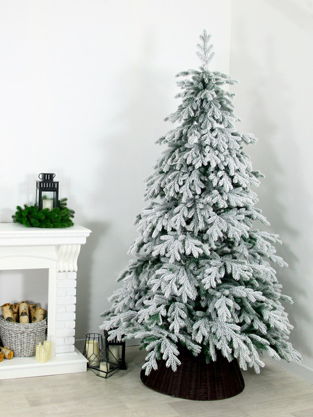 Изображение товара Ель искусственная National Tree Company Таежная премиум заснеженная 190см / Таеж-/ЗСН-190
