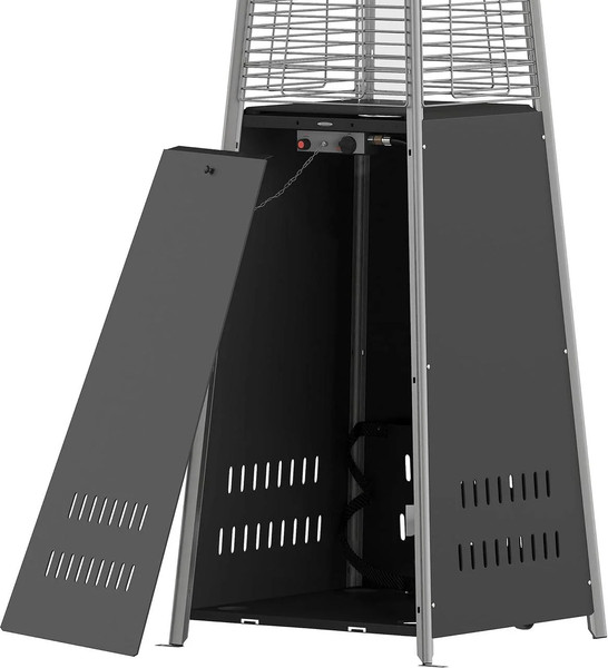 Изображение товара Уличный инфракрасный газовый обогреватель Springhouse FSD-C-BLACK
