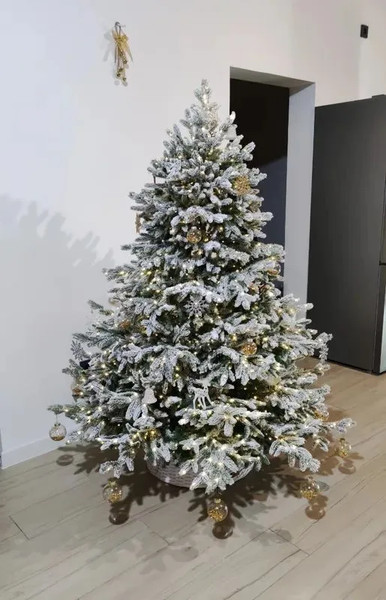 Изображение товара Ель искусственная National Tree Company Рождественская Премиум заснеженная 250см / РД/ПР/ЗСН-250