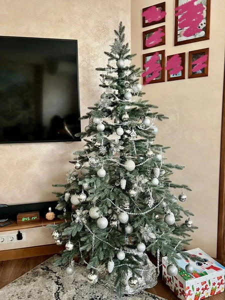 Изображение товара Ель искусственная National Tree Company Форест 230см / ФОР/ГЛ-230 (голубой)