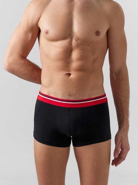 Изображение товара Комплект мужских трусов Mark Formelle 411124-4 (р.98-108, серый меланж 4306-А/пыльно-голубой/неви/черный)