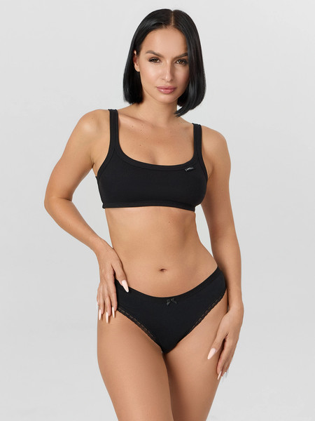 Изображение товара Комплект женских трусов Mark Formelle 412281-3 (р.106, белый/телесный/черный)