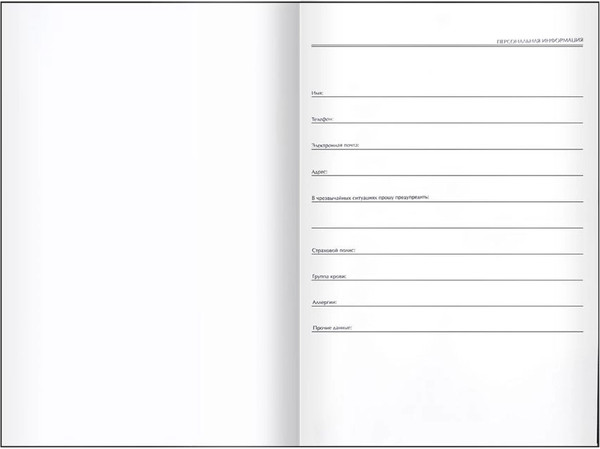 Изображение товара Ежедневник BG Силуэт А5 / ЕН5и136_лс_тф 12389 (136л)