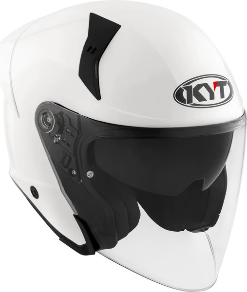 Изображение товара Мотошлем KYT Ttr-Jet Plain / Y6TJ00W3.6 (XL, белый)