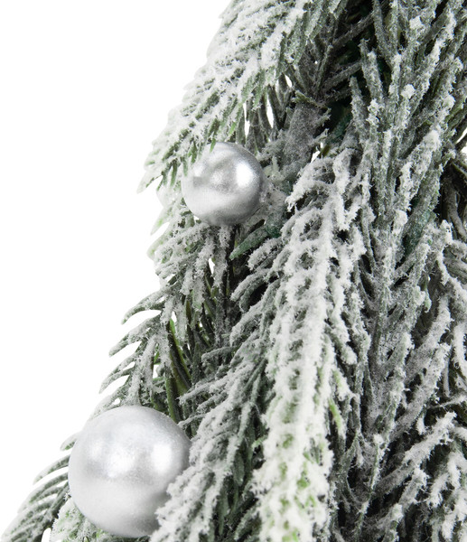 Изображение товара Елка декоративная Золотая сказка Заснеженная с декором / 592515 (25см)