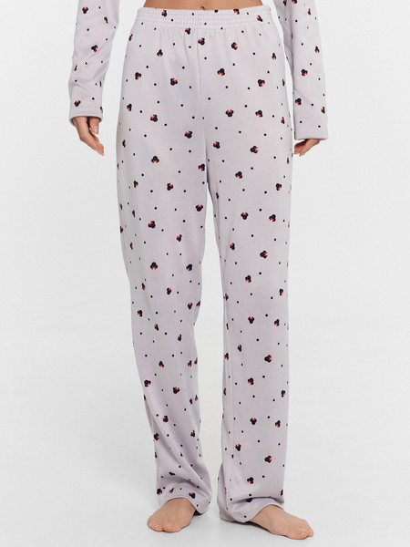 Изображение товара Комплект домашней одежды Mark Formelle 592468-1 (р.164/170-84-90, горошки с ушками на светло-сером)