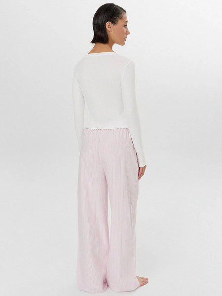 Изображение товара Пижама Mark Formelle 592549 (р.170-84-90, белый/бело-лиловые полосы на розовом облаке)